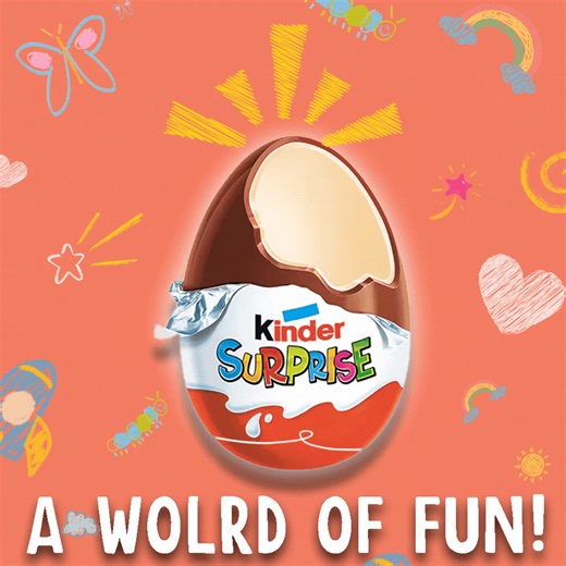 There's a whole world out there, and it's wrapped up in a KINDER® SURPRISE® egg! Let your child discovery the colourful world of KINDER® . #Toys #KINDERSURPRISE #Fun Il y a tout un monde qui vous attend, et il est enveloppé dans un œuf KINDER® SURPRISE® ! Laissez votre enfant découvrir le monde coloré de KINDER® . #Jouets #KINDERSURPRISE #Divertissement | Kinder