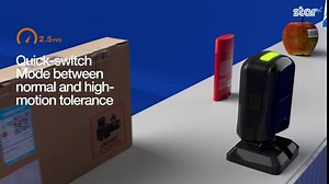 Star Micronics BSD-FR4080 Desktop USB 1D/2D Barcode Scanner Compatible with mC-Print and mPOP, Black