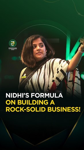 12M views · 39K reactions | The journey of @nidhibh teaches us a profound lesson that, "Business isn't a sprint; it's a marathon." Facing adversity with resilience and the relentless drive to push forward has established a solid foundation for the future. Her story serves as a beacon of inspiration for MSME business owners everywhere, showing that with perseverance, any challenge can be overcome. | Proficorn | Facebook