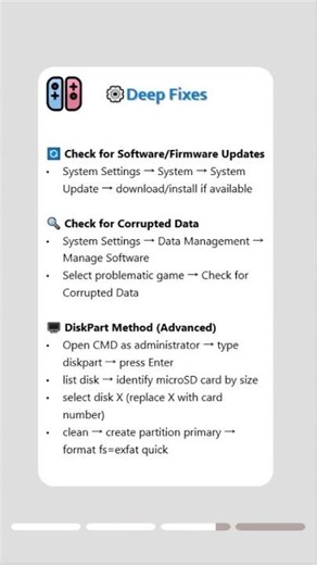 🎮 “Unable to Access microSD Card”? Fix It Fast (Nintendo Switch Guide)#nintendoswitch #sdcard