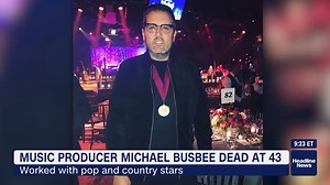 32K views · 170 reactions | Music producer and songwriter Michael Busbee has died. He worked with stars like Pink, Carrie Underwood, Keith Urban and others. Busbee was just 43: https://cnn.it/2n8zqu2 | HLN | Facebook