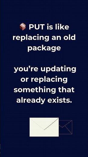 📬 POST vs PUT both send data, but what’s the real difference