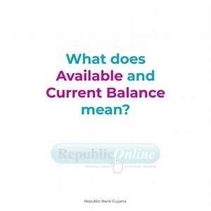 If you use RepublicOnline, the RepublicMobile App or the ATM, you will see available balance and current balance all the time, but what do they mean? | Republic Bank