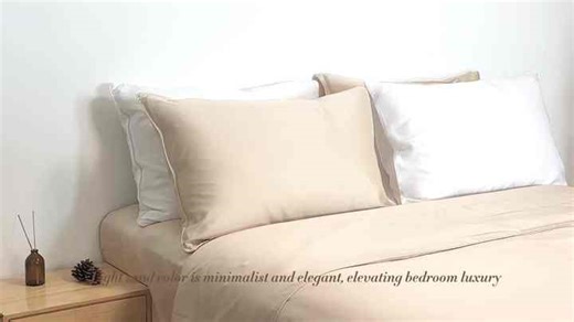 ShengSheng Oeko-Tex Certified Soft and Comfortable Luxury 100% Lyocell Tencel 400T Bedding Sheet Set