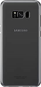Samsung Galaxy S8+ Clear Protective Cover, Black