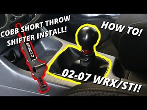 HOW TO INSTALL COBB SHORT SHIFTER