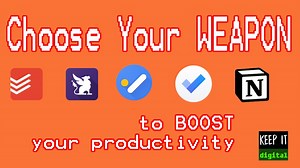 Boosting your productivity with apps