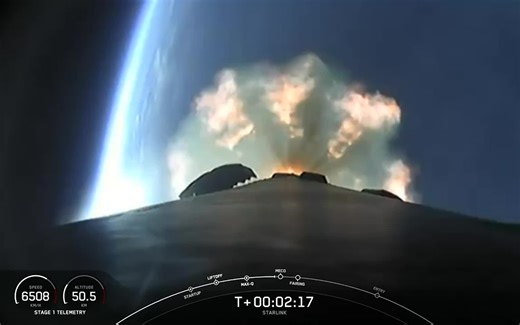 【中文】难得的傍晚发射，SpaceX成功发射Starlink6-35任务