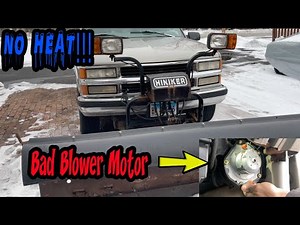 How to remove and install a heater blower motor and resistor in a Chevy Tahoe, GMC Yukon, Suburban..