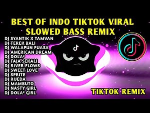 BEST 🔥 OF INDO TIKTOK VIRAL SLOWED BASS REMIX 🇵🇭