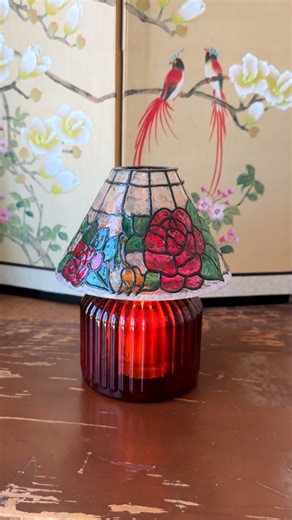 tina le mac 🌙 | DIY + home | Don’t mind me, just adding stained glass paint to everything I can get my hands on 😇 Seriously cannot get over how perfect this thrift flip... | Instagram