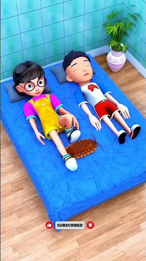 Don't Wake Up! 🐍🕷️ Funny Cartoon Short