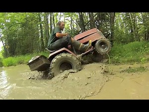 Off Road Mower Mud Rompage part 2 (Breakdowns & Fast Driving)