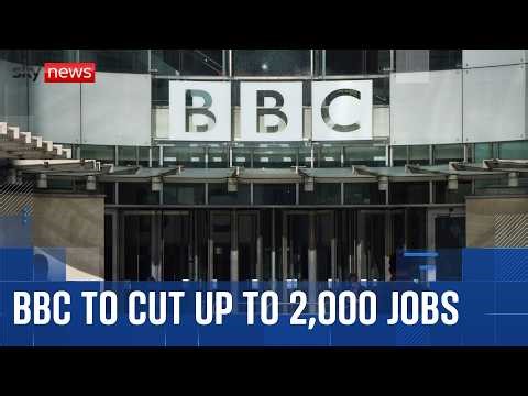 BBC planning major cuts to workforce