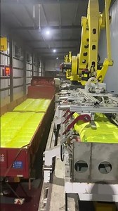 Automatic bag loading system for truck/robot loader for bag palletizer