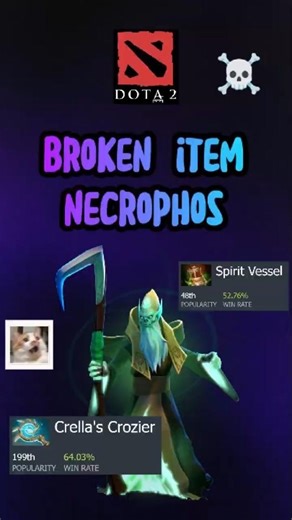 THE ITEM VALVE MADE FOR NECROPHOS 💀 #gaming #dota2 #dota #dota2indonesia #dotaperu #дота2