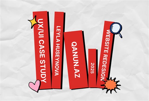 Qanun.az Bookshop Website Redesign | UX/UI Case Study - Leyla Huseynova