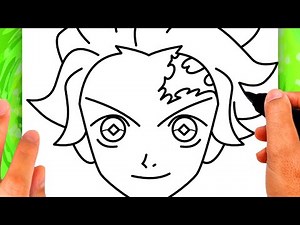 COMMENT DESSINER TANJIRO FACILEMENT | DESSIN DE TANJIRO FACILE