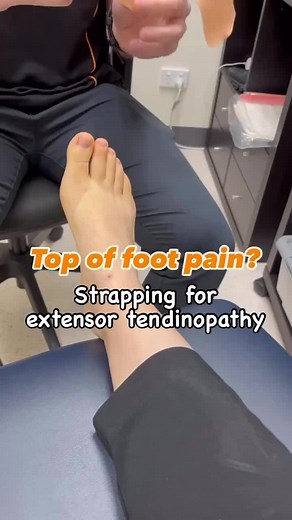 Relieve Top of Foot Pain with This Simple Strapping Method