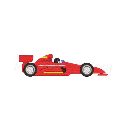 Race Car Embroidery Design, Machine Embroidery Design, 5 Sizes, Instant Download - Etsy