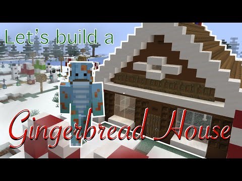 Building a Minecraft Gingerbread House 🎄