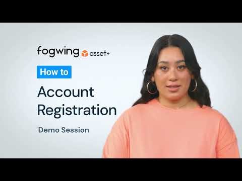 How to register for an account : Fogwing CMMS DEMO