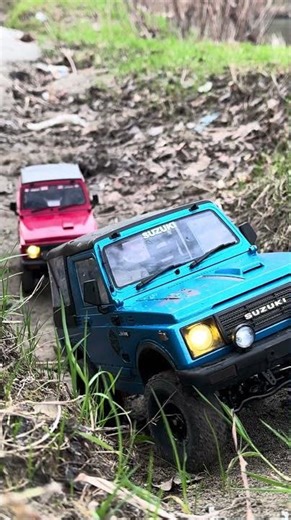 Realistic RC Crawling | WPL C74-1 Suzuki Jimny 1/10 #rcshorts #rccrawling #scalerc #jimny #wplc74