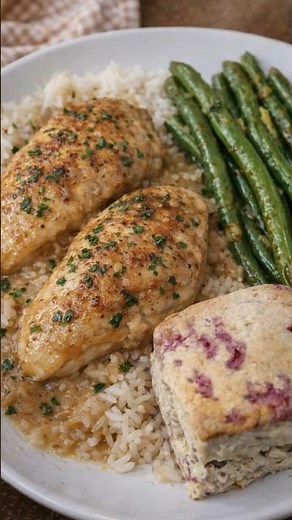 Super easy dinner made from thing I already had - Smothered Chicken