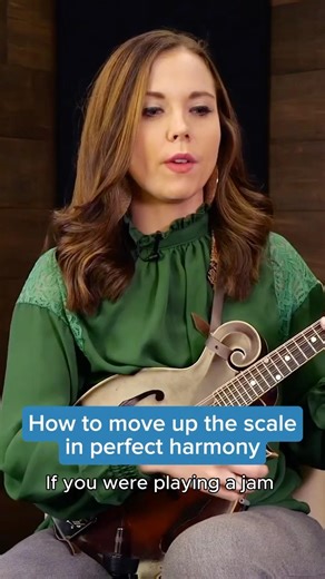 How to move up the scale in perfect harmony #mandolin #mandolincover