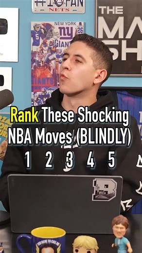 RANK THESE ALL TIME SHOCKING NBA MOVES! Do You Agree? #fyp #nba #basketball #mvp #ranking