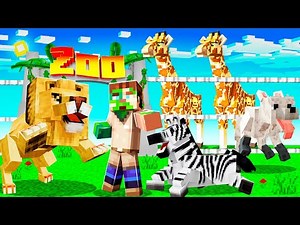 MINECRAFT BUT I OPENED A ZOO! (Animals)