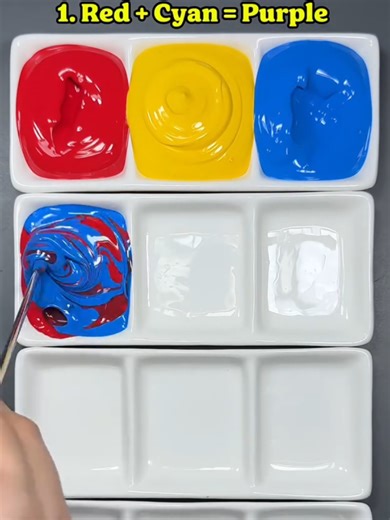 Create New Colors with Acrylic Paints