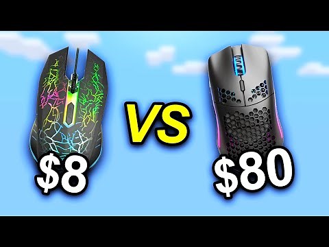 $8 Mouse vs $80 Mouse - Minecraft PvP