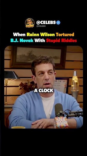 When Rainn Wilson Tortured B J Novak With Stupid Riddles