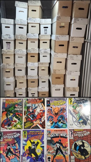 SPEED METAL COMICS on Instagram: "42 Long Box Comic Storage Locker Sale! Over 12 000 comics! Complete runs of many Spider-man titles! The highlights of the collection are ASM 130-510 (missing a few titles see below), Full Web Of Spider-man, Spectacular, Spider-man (1990), Wolverine, Silver Surfer v2, Ghost Rider v2, etc This auction will be going live Wednesday December 10th at 9:00 a.m. and ending a few hours later. It is ran by @ableauctions so if you want to go check out any of it in person y