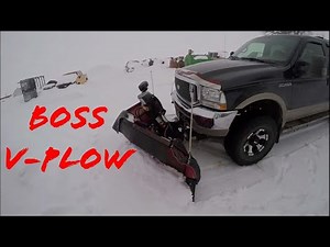 Boss V-Plow How to hook to Truck