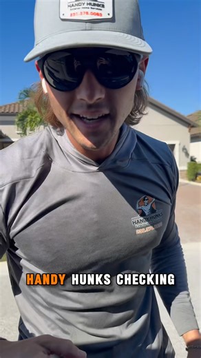 Roof Cleaning🤗 Another clean roof from the Handy Hunks. In SWFL, your roof takes a beating from the sun, humidity, and algae — which is why regular roof cleaning isn’t just for looks, it’s for longevity. At Handy Hunks, we’re trained professionals who know how to safely and effectively remove buildup without damaging your roof or surrounding property. 💪 We take every precaution — from wearing proper protection ourselves👷‍♂️ to covering and rinsing all plants and landscaping before, during, an