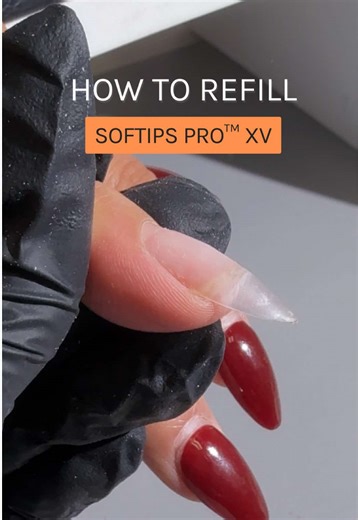 How to Fill SOFTIPS PRO™ with Gel Nails