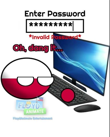 Let's go gambling (playing on my computer) | Countryballs Shorts Animation