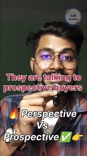 Prospective vs Perspective 📚| Don’t Confuse These Words!✅👉