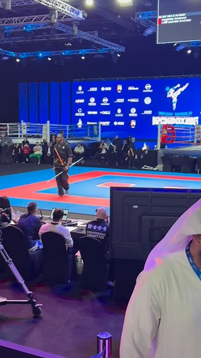 Rashad Eugene with an unbelievable performance in Abu Dhabi for Musical Forms 🇺🇸 #wakousa #usakickboxing #wakoworldchampionships | WAKO USA Kickboxing