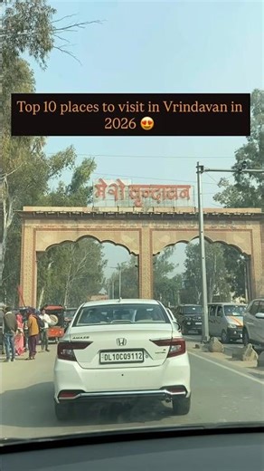 Top 10 places to visit in Vrindavan in 2026 😍| #vrindavan #barsana #shorts #viral