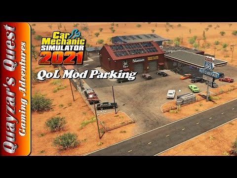 Car Mechanic Simulator 2021 QoLMod Parking Lot and Garage Decoration Tutorial