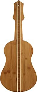 Totally Bamboo Ukulele Shaped Bamboo Serving Board, 22" by 9"