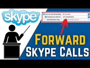 How To Setup Skype Call Forwarding | Call Forward Skype Tutorial