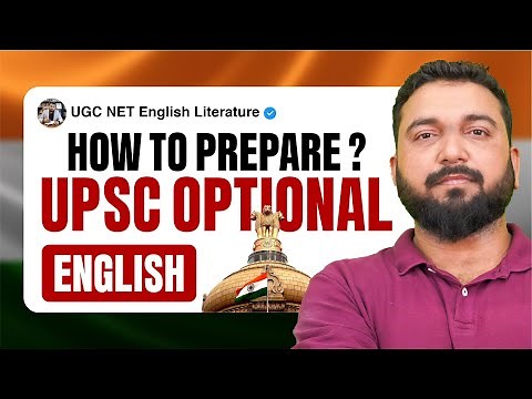 How to Prepare UPSC English Literature Optional 2025 | Expert Guidance by Prof. Vineet Pandey Sir