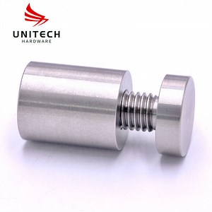 [Hot Item] Adjustable Stainless Steel Glass Standoff Spacer Screw Handrail Fitting Glass Spacer Clamp