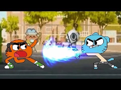 Gumball and Darwin Fights - Player 1 vs. Player 2 | SIBLING FIGHTS! | BEST OF 3