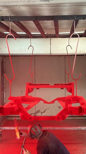 Smoky Mountain Rod and Customs on Instagram: "We hear this is going to be a one-of-a-kind color on this 68-72 Chevelle. Stock chassis are out, quality, rigid chassis that can handle horsepower are in. #knoxvillehotrods #mobpaintandbody"