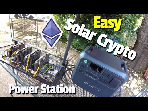 Easy Solar Crypto Mining With Bluetti Power Station